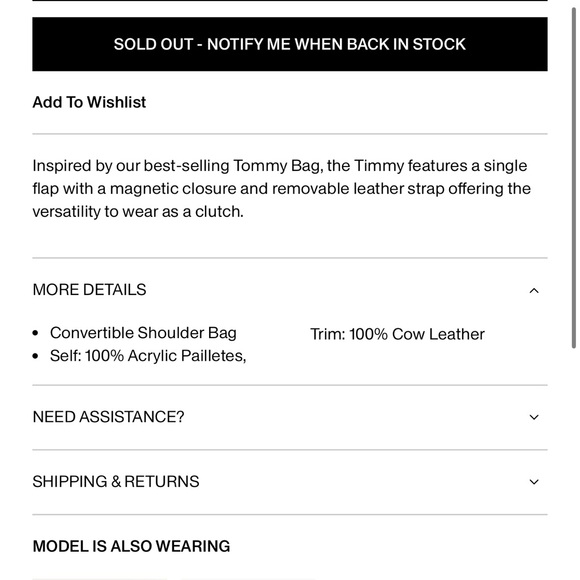 NWOB STAUD SEQUIN BAG 💛✨ - Picture 9 of 17